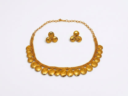 Royal Coin bloom Necklace Set