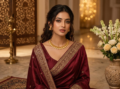 Royal Coin bloom Necklace Set