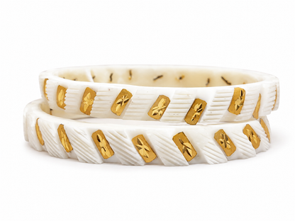 Shubho Shakha Gold-Touch Bangle Pair