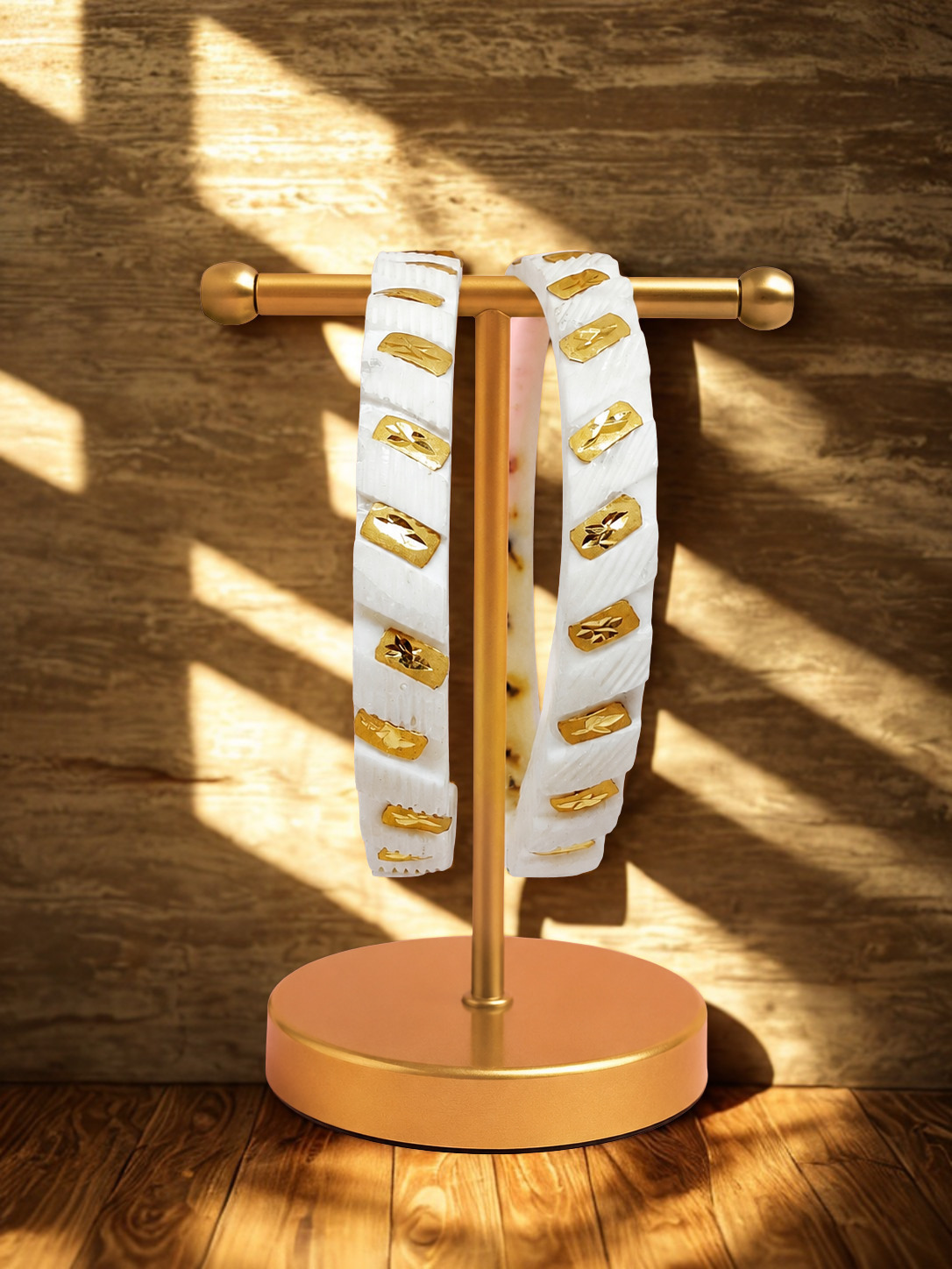 Shubho Shakha Gold-Touch Bangle Pair