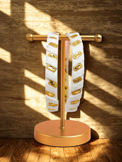 Shubho Shakha Gold-Touch Bangle Pair