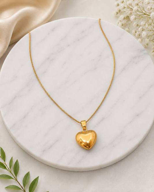 Royal Glow Heart Chain